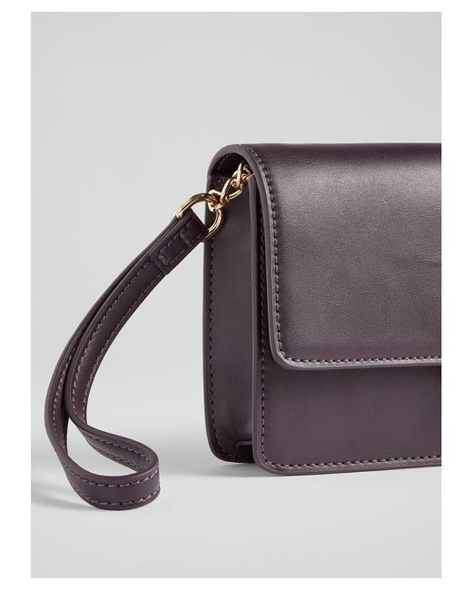 L.K.Bennett White Otto Clutch, Bordeaux