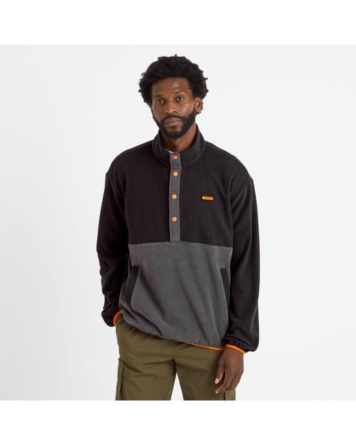 TOG24 Black Horth Half Zip Fleece for men