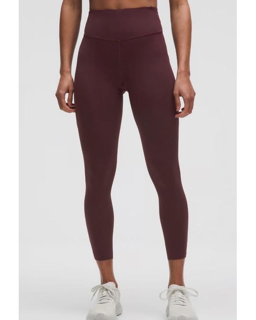 lululemon athletica Red Fast And Free Hr Tight 25' Pocket