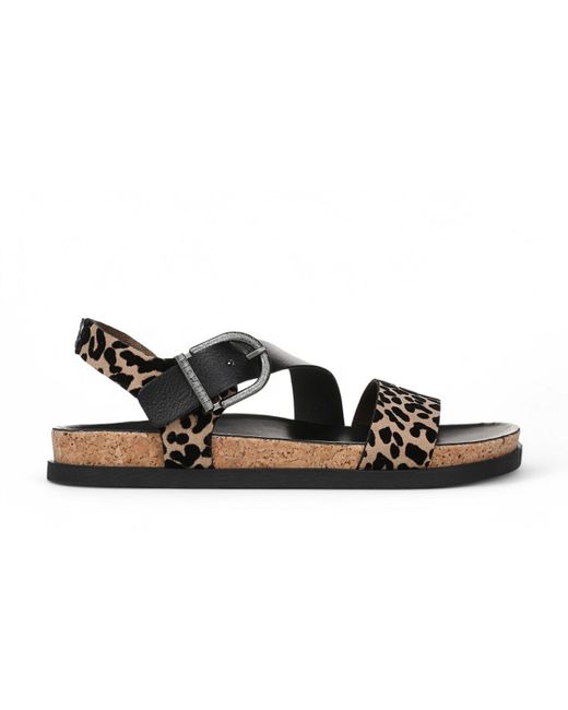 Blowfish Black Footbed Sandals