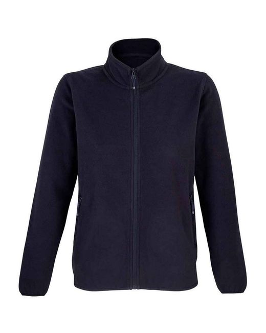 Sol's Blue Ladies Factor Microfleece Recycled Fleece Jacket