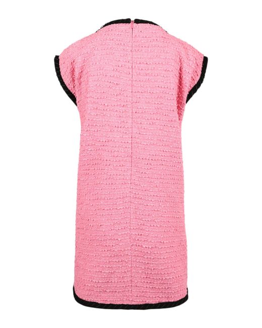 Gucci Pink Wool Blend Shift Dress