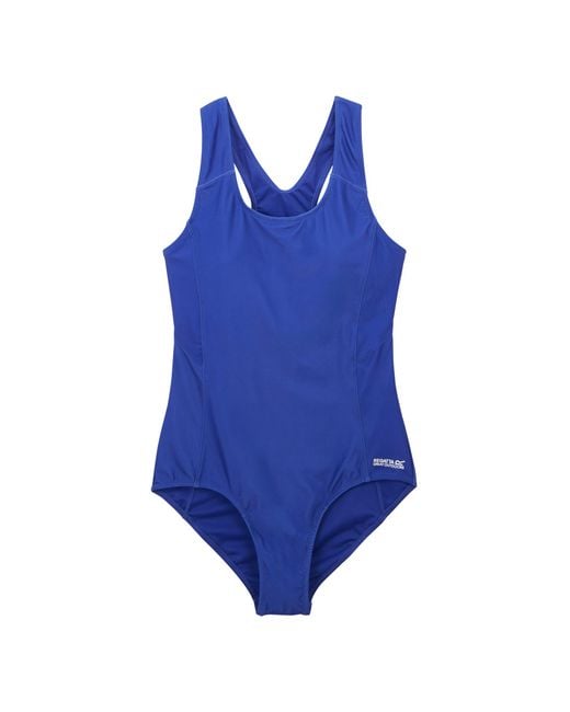 Regatta Blue Ladies Active Ii One Piece Swimsuit (Brightest)