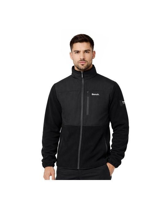Bench Black Burlow Signature Zip Jacket for men