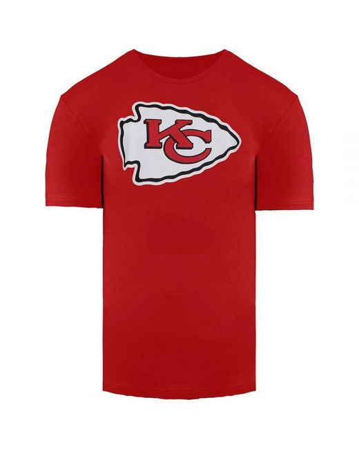 Fanatics Red Kansas City Chiefs T-Shirt Cotton