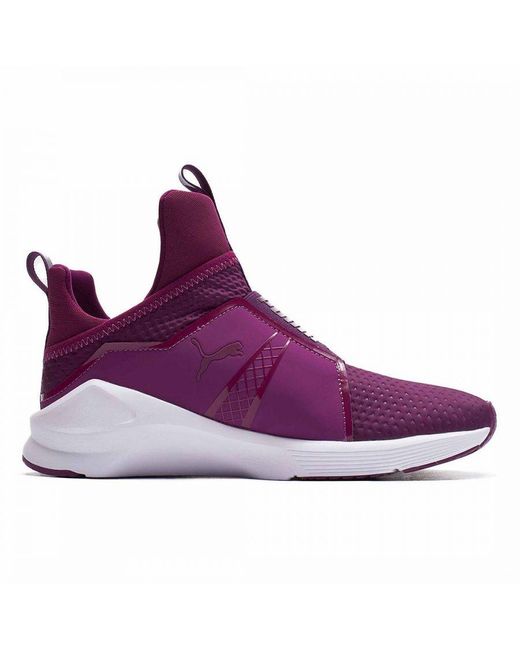 PUMA Purple Fierce Quilted Trainers