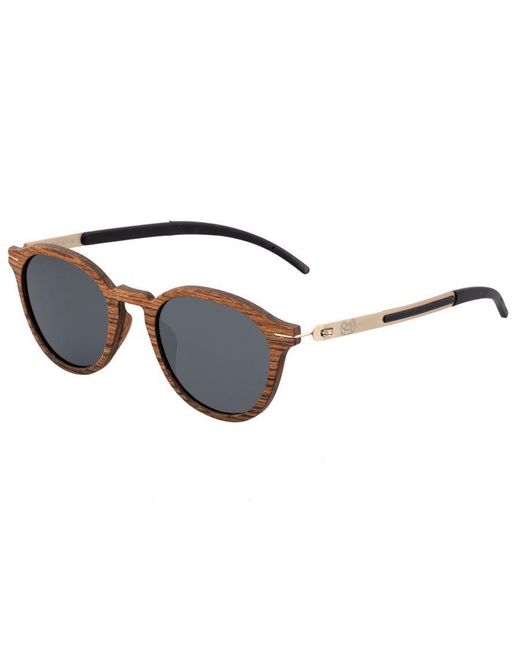 Earth Wood Black Sabal Polarized Sunglasses
