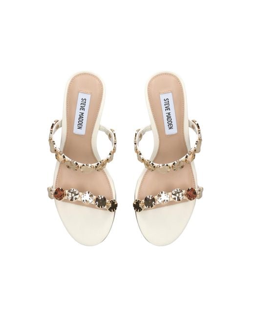 Steve Madden Metallic Leather Annika Sandals