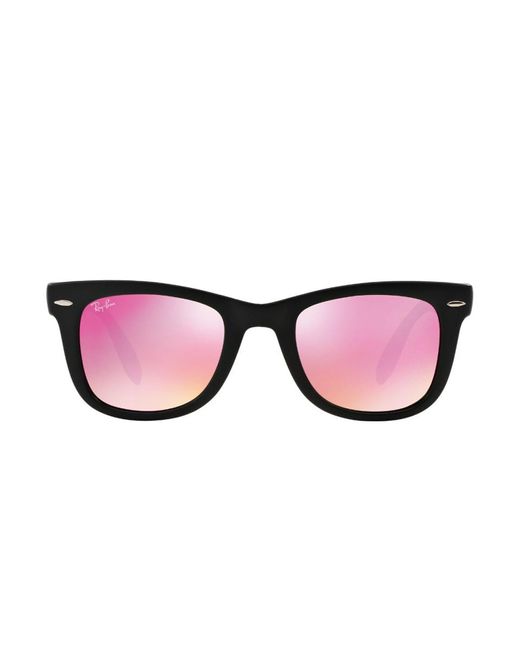 Ray-Ban Pink Folding Sunglasses Rb4105601S4K50