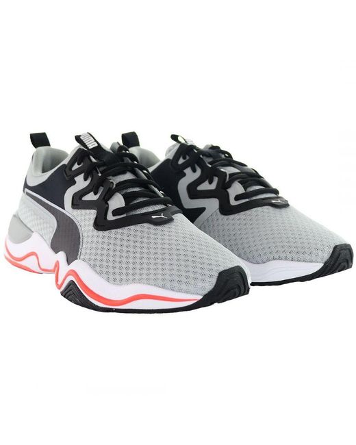 PUMA Zone Xt High Rise Lava Blast Grey Trainers in Grey for Men