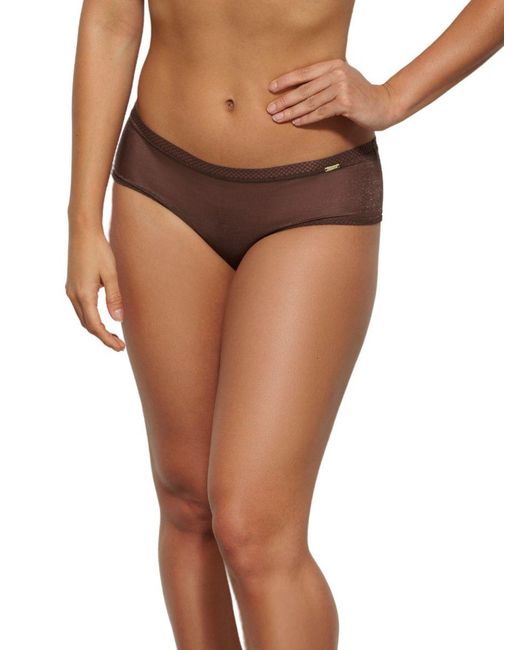 Gossard Brown Glossies Short