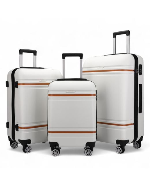 Infinity Leather Gray Hardshell Cream Cabin Suitcase Robust Abs Lightweight Luggage Holiday Bag