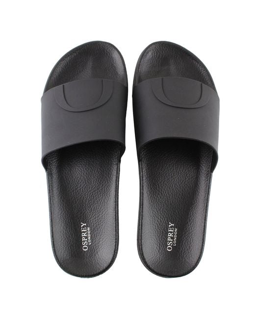 Osprey Black The Cruz Sliders for men