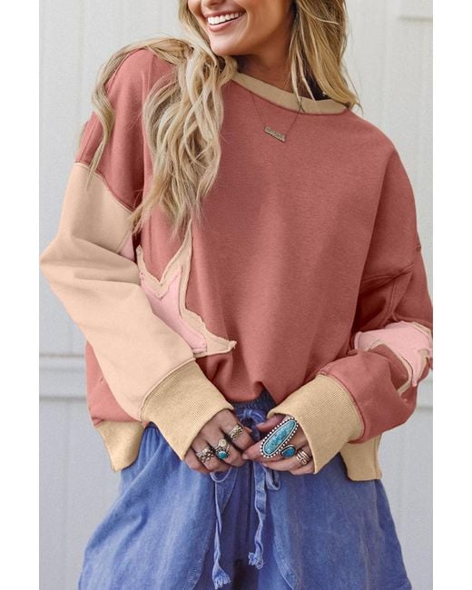 Azura Exchange Kleurblok Ster Applicatie Top in het Blue