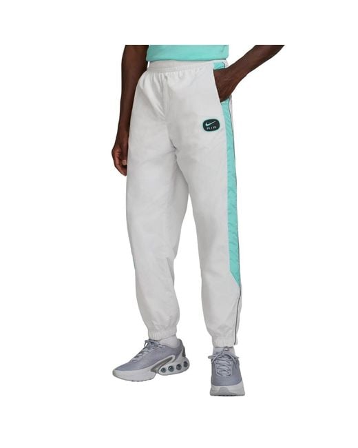 Nike Blue Air Nsw Woven Pants for men