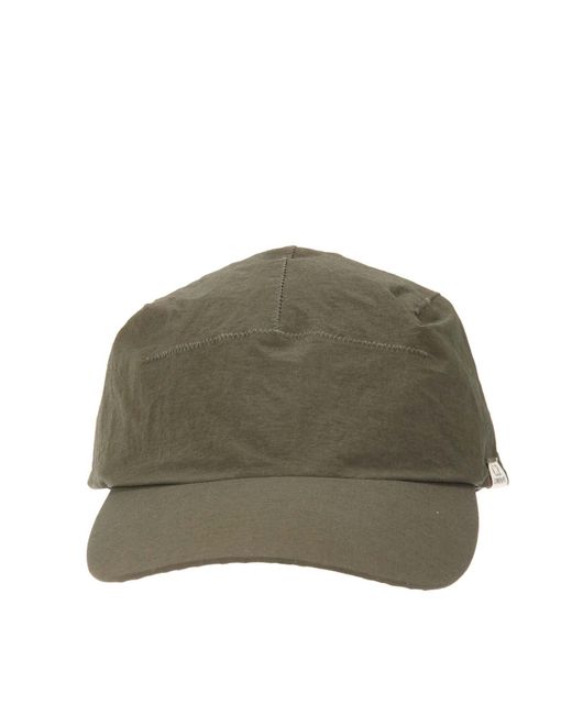 C P Company Accessoires Gewoon Papier Touch Cap In Groen in het Green voor heren
