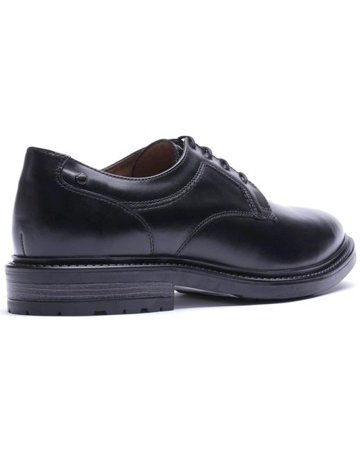 Base London Blue Carter Leather Derby Shoes for men