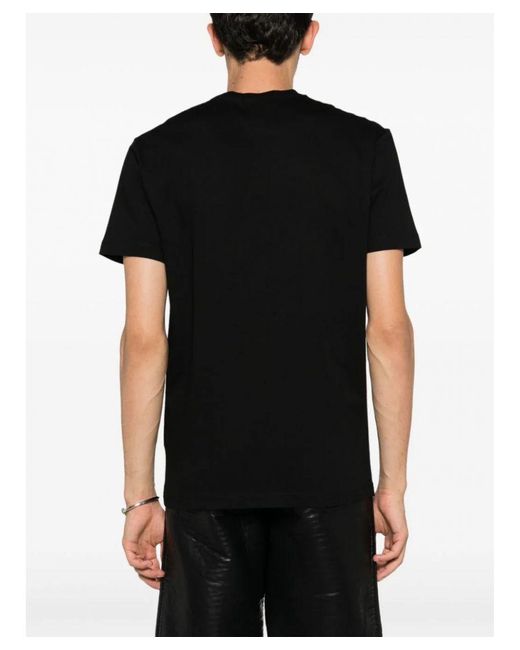 DSquared² Black Cotton T-Shirt for men