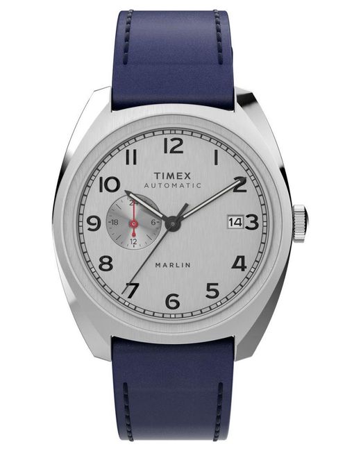 Timex Gray Marlin Watch Tw2V61900 Leather (Archived) for men