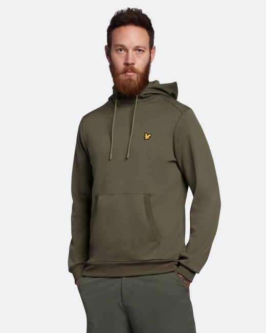 Lyle & Scott Green Golf Hoodie for men