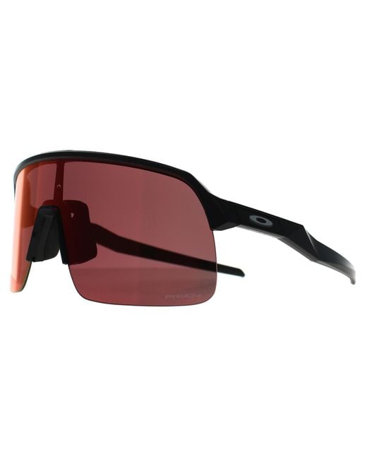 Oakley Black Rectangle Matte Prizm Field Sutro Lite for men