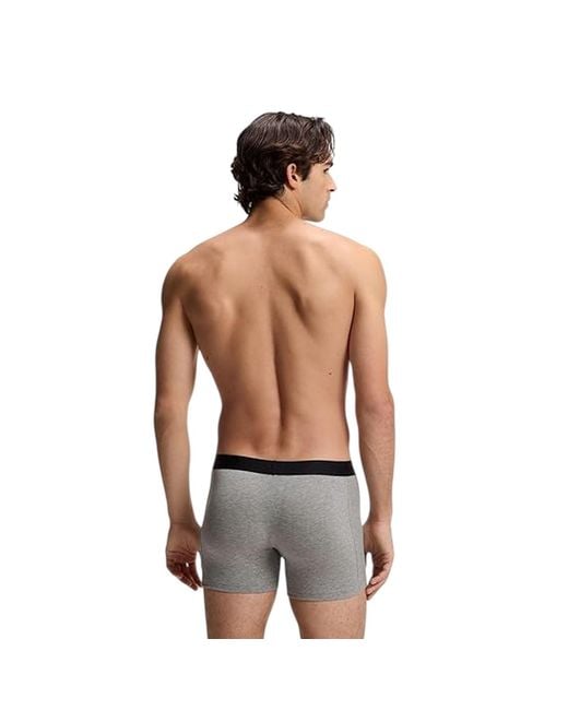 Boss Black Polycotton Boxer Briefs (Pack Of 3) for men
