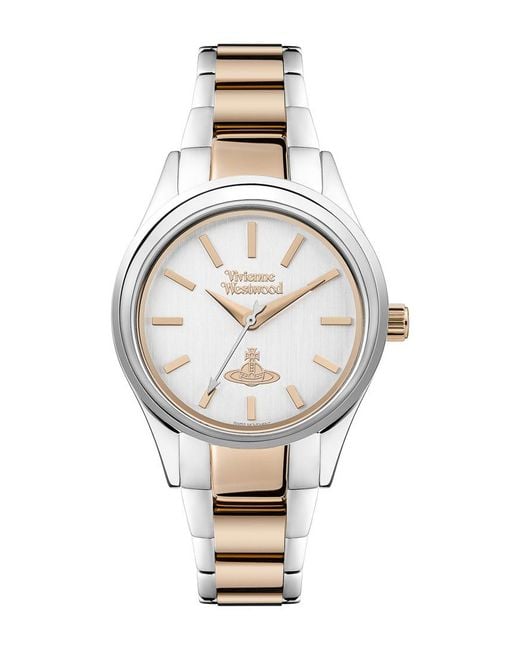 Vivienne Westwood Metallic Vv111Slrs Ladies Holloway Watch