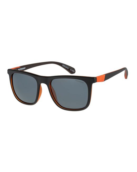 Superdry Brown Square Polarized Sds-5016 for men
