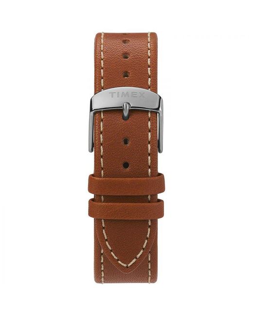 Timex Brown Classic Chrono Watch Tw2T28000 Leather (Archived) for men