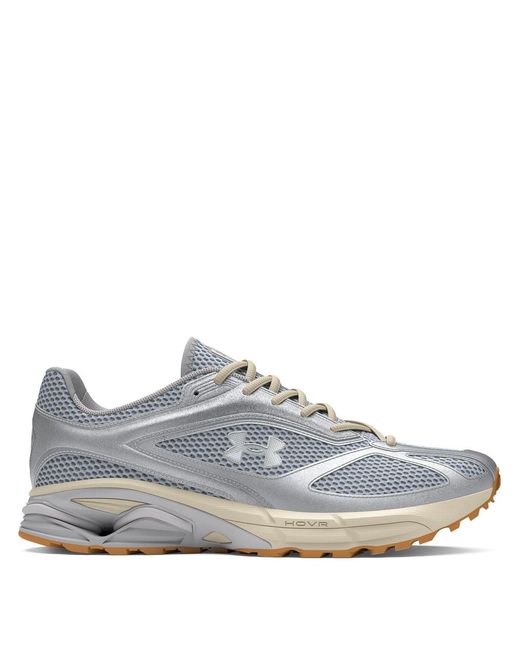 Under Armour Gray Hovr Road Running Round Toe Shoes for men