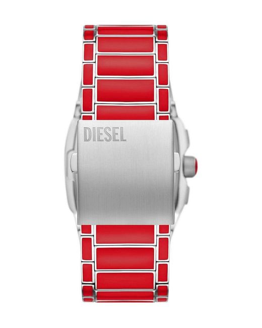 DIESEL Cliffhanger Red Watch Dz4637 Stainless Steel for Men | Lyst UK