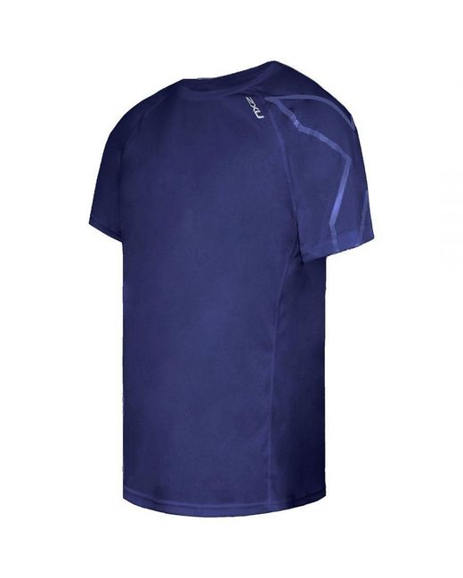 2xu Blue Bsr Active T-Shirt for men