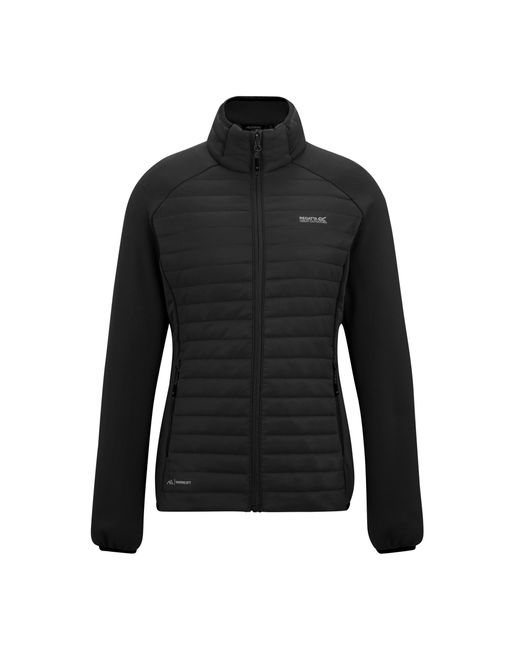 Regatta Black Ladies Clumber Hybrid Jacket