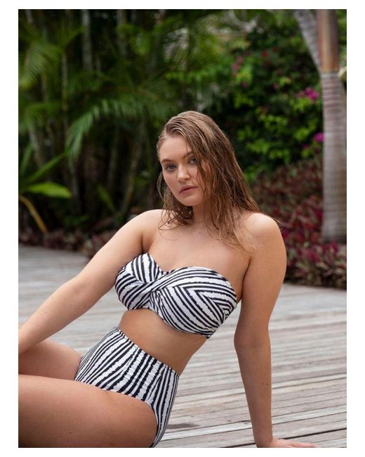 Fantasie Blue Sunshine Coast High Waist Bikini Brief