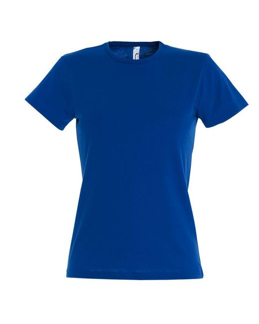 Sol's Blue Ladies Miss Short Sleeve T-Shirt (Royal) Cotton