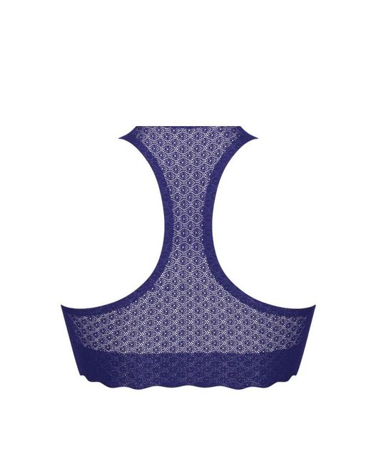 Sloggi Blue Zero Lace Feel Racerback Top