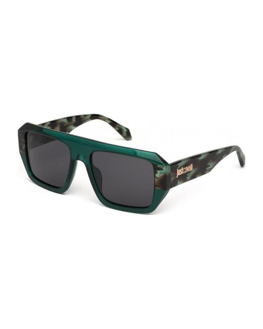 Just Cavalli Green Sjc101V 55 07Lg Sunglasses