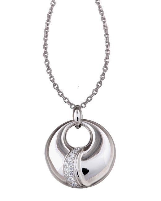 Orphelia Metallic 925 Sterling Pendant With Chain