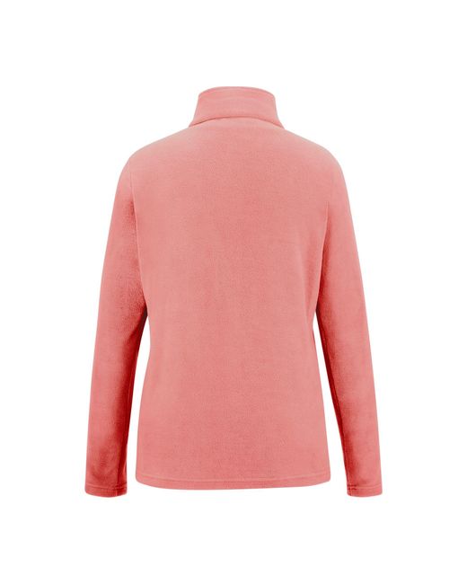 Regatta Pink Great Outdoors /Ladies Sweetheart 1/4 Zip Fleece Top (Peach)