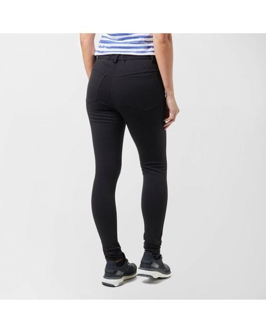 Peter Storm Black Water Resistant Walking & Hiking Leggings With Active Stretch Fabric