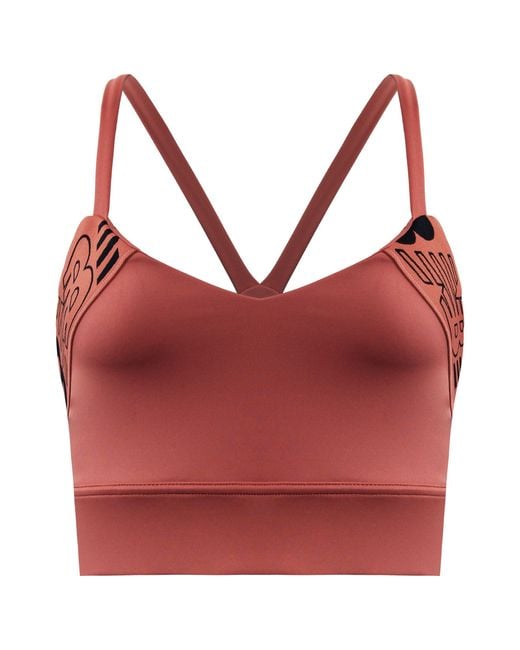 New Balance Red Relentless Sports Bra