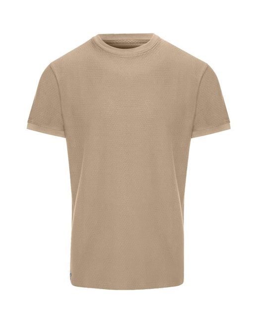 Threadbare Natural Gosford Regular Fit Crew Neck T-Shirt for men