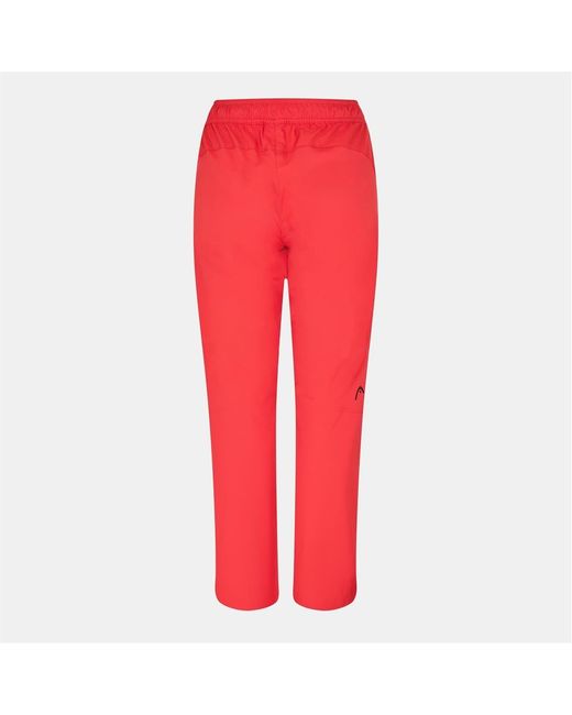 Head Red Club Solid Patterned Track Pants