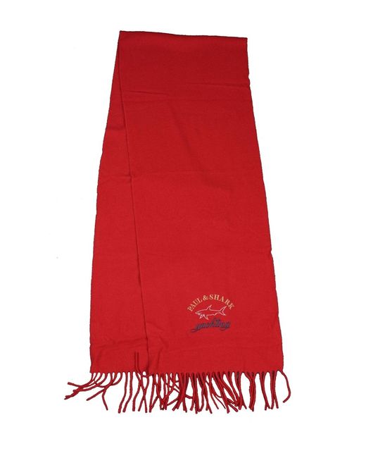 Paul & Shark Red And Scarf for men