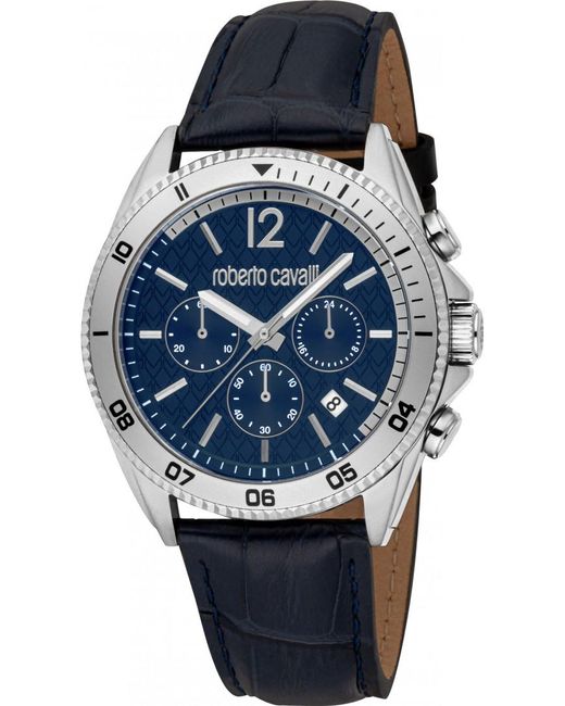 Roberto Cavalli Blue Rc5G099L0125 Watch for men