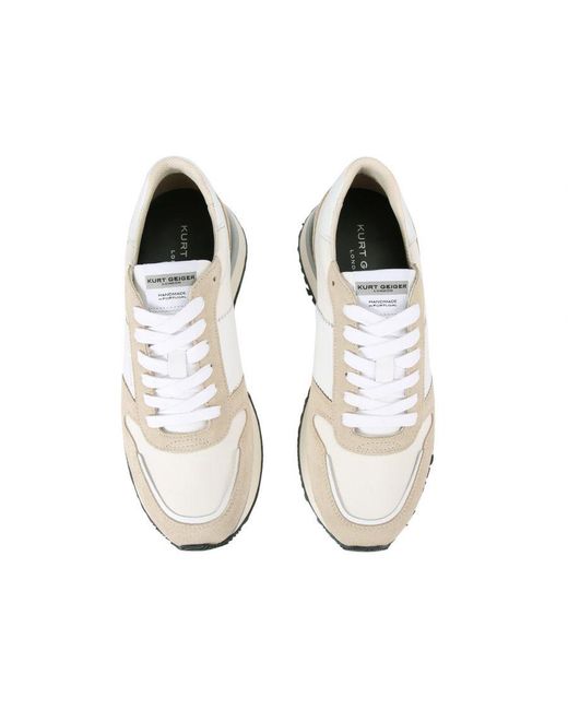 Kurt Geiger White Leather Diego Sneakers for men