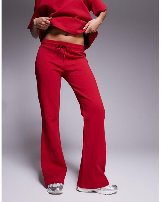 ASOS Co-Ord Interlock Flared Jogger