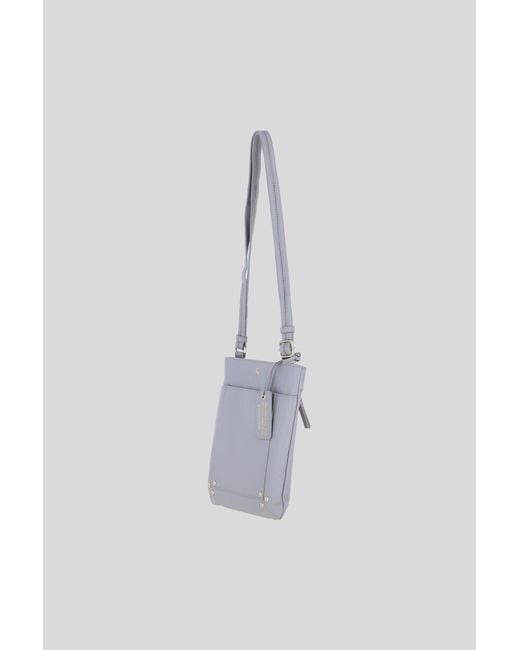 Ashwood Leather Blue 'Doriana' Real Crossbody Bag