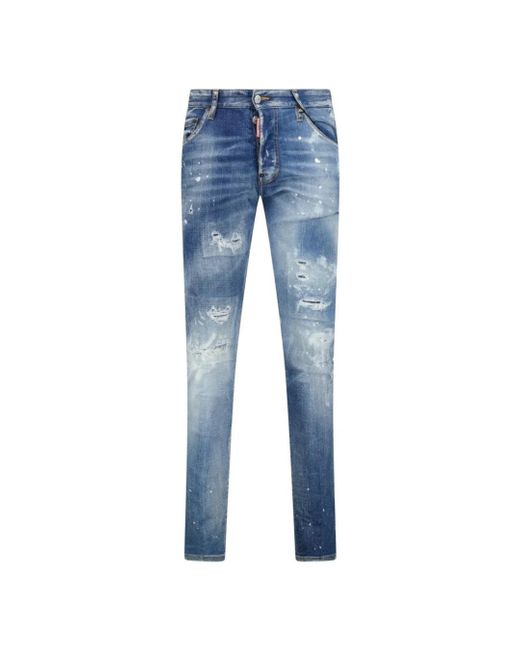 DSquared² Blue Cool Guy Jean Denim Pants Cotton for men