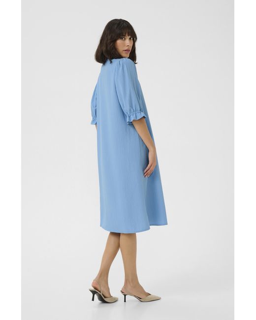 Kaffe Jurk Regular Fit in het Blue